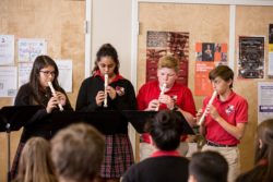 Chandler Prep kids playing music